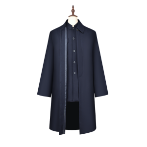 男士寿衣全套,老人寿终衣服兰彩呢中山装七件套,冲喜寿服装老衣服